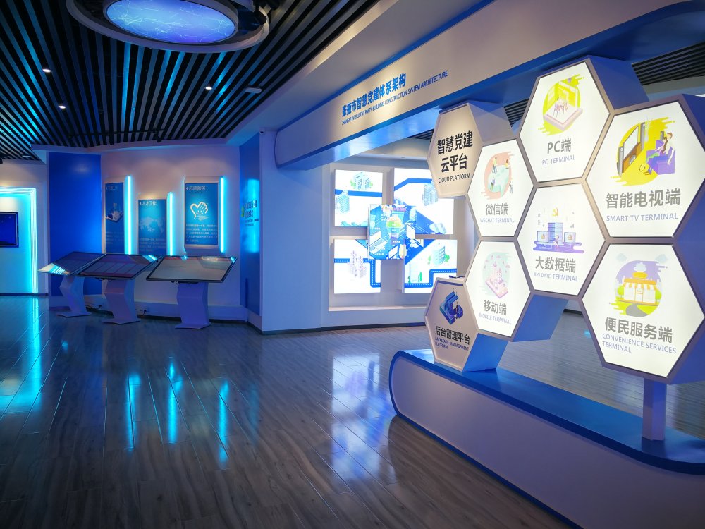 甘肃张掖智慧党建展厅