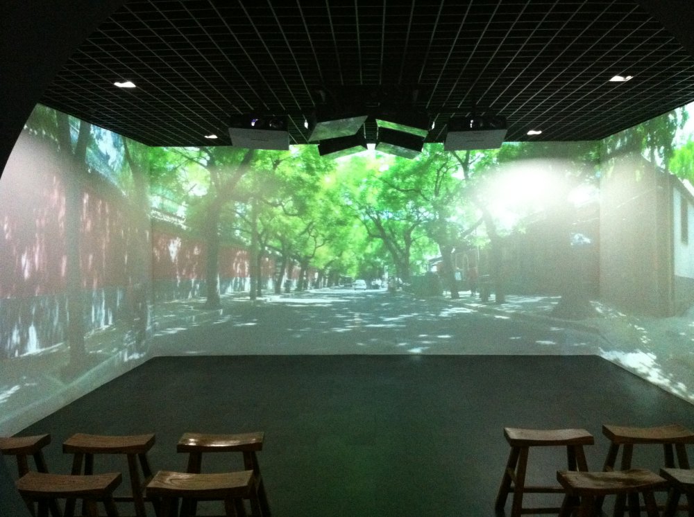 北京规划馆多通道折幕