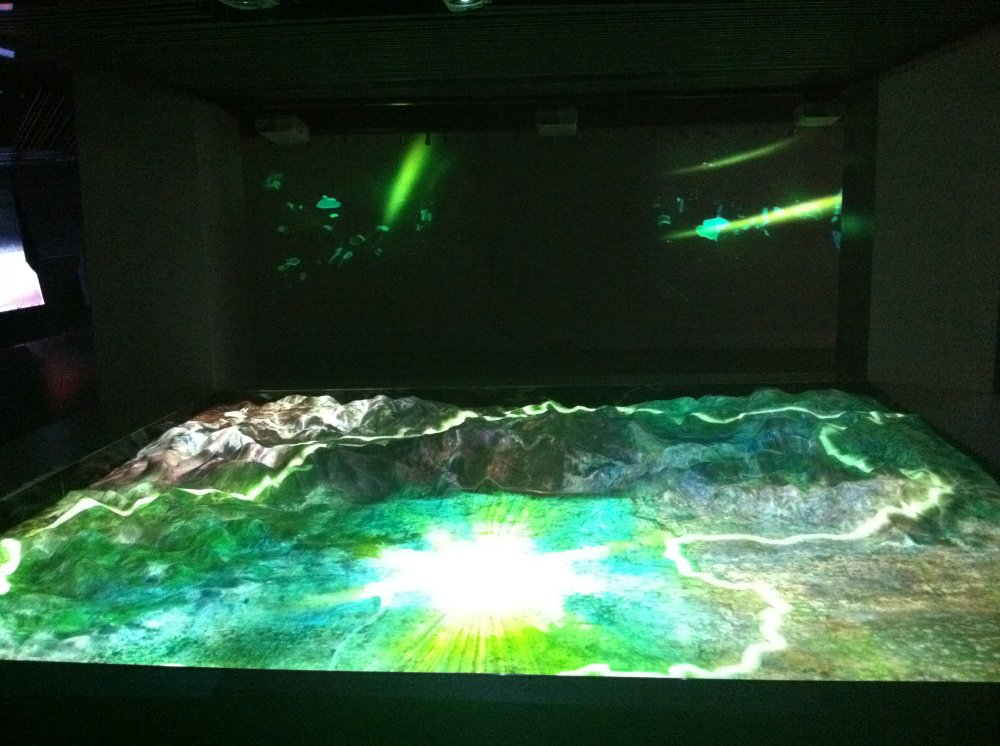 北京规划馆沙盘投影2